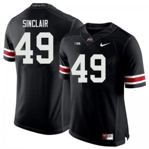 NCAA Ohio State Buckeyes Men's #49 Darryl Sinclair Black Nike Football College Jersey VZB7245YD